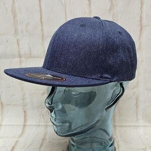 Acrylic/Wool blend Flexfit Baseball Cap Color Navy S/M